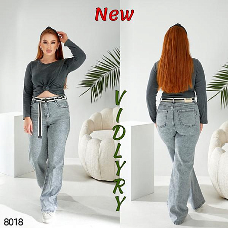 Джинсы Vidlyry 8018-2 l.grey - делук