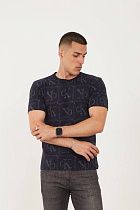 Футболка F.T.H F119 navy - делук