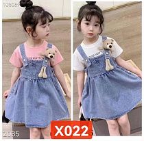 Сарафан Farbique X022 l.blue - делук
