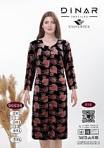 Халат Annet DO9006-10 black - делук