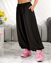 Штаны Спорт Arina 1698 black - делук