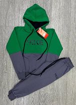 Костюм Спорт Mirwear Kids 254-1 green-grey - делук