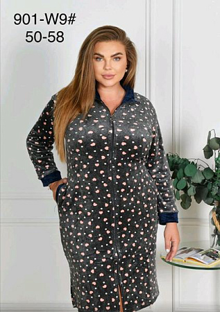 Халат Romeo Life 901-W9 khaki - делук