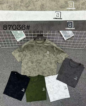 Футболка Lina 87036 grey - делук