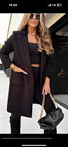 Пальто Alisa Brand 849 black - делук