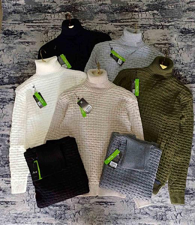 Свитер Moranny MR153 khaki - делук