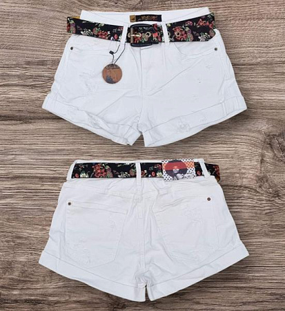 Шорты Maxim Jeans 6640 white - делук