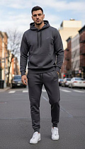 Костюм Спорт Delviago DL641 grey - делук