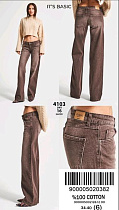 Джинсы Jeans Style 4103-2W5-16 brown - делук