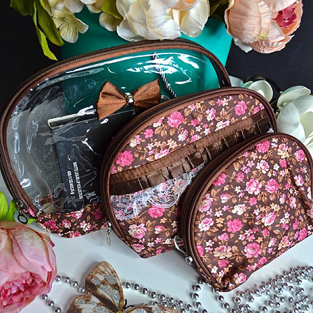 Косметичка Luna-Bag 1111 brown - делук