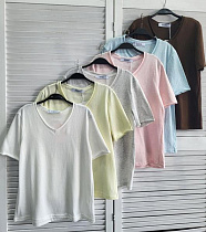 Футболка Style Nadezhda 978 brown - делук