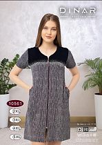 Халат Sss Annet DO-D10561 black - делук
