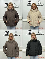 Пуховик Yafeier 6002 beige - делук