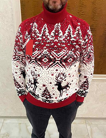 Свитер Nik 56915 red - делук