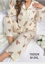 Пижама Romeo Life 70252 beige - делук