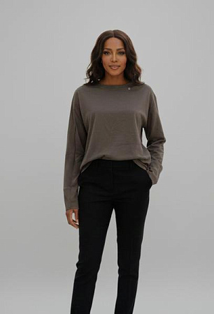 Свитер Lora LR1010 grey - делук