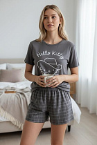 Пижама Trikotag T412 d.grey - делук