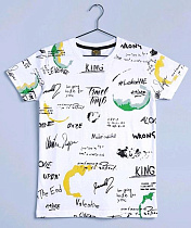 Футболка Dino DN113 white - делук