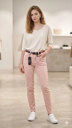 Джинсы Maxim Jeans 300 pink - делук