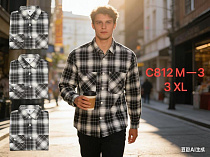 Рубашка Lina C812 grey - делук