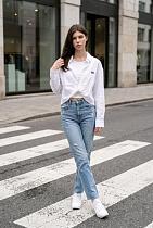 Рубашка Kosta 1107 white - делук