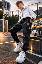 Штаны Спорт Major Kids L918 black - делук