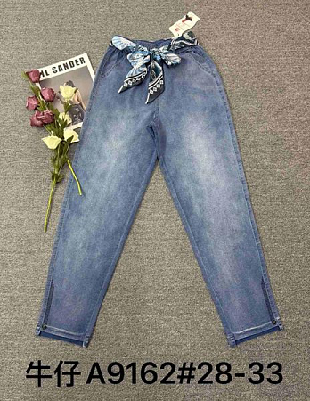 Джинсы Immei A9162 l.blue - делук