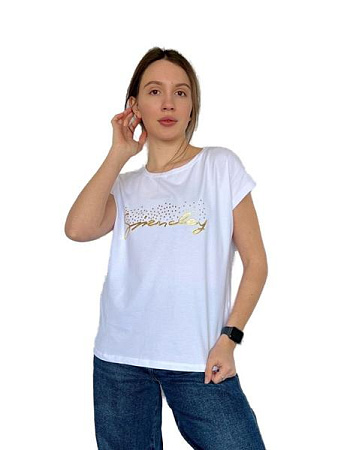 Футболка Fsn 7134 white - делук