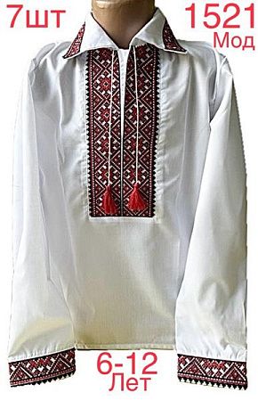 Вышиванка Надийка 1521-1 white - делук