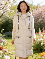 Жилетка Jacket M730 beige - делук