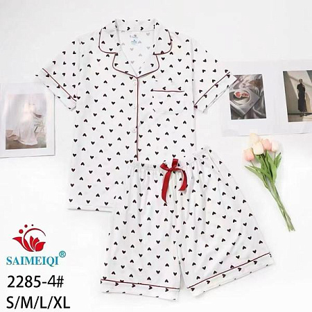 Пижама Estima 2285-4 white - делук