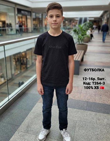 Футболка Ibambino T264-3 black - делук