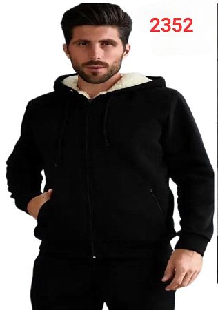 Кофта Спорт Sport Style 2352B black - делук