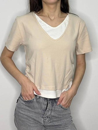 Футболка Kosta M072 l.beige - делук