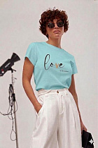 Футболка Iraopt IR107 l.blue - делук