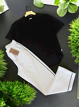 Штаны Спорт Moranny MR1197 white - делук