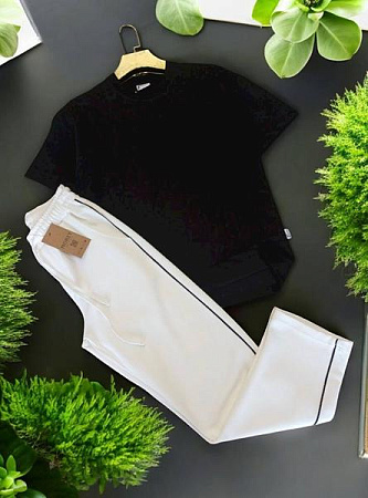 Штаны Спорт Moranny MR1197 white - делук