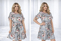 Платье Arina 2445 grey - делук