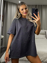 Футболка Levisha 26001 grey - делук