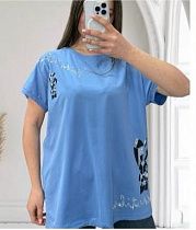 Футболка Elena&Vika 25308 l.blue - делук