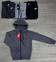 Кофта Спорт Mirwear Kids N320-2 d.grey-black - делук