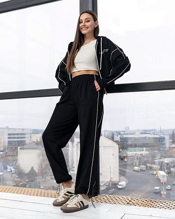 Костюм Спорт Azna Д117 black - делук