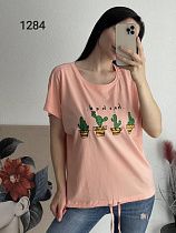 Футболка Fsn 1284 peach - делук