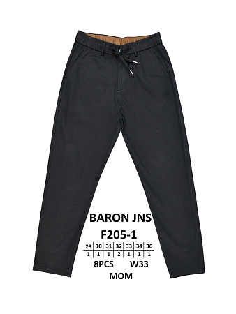 Штаны God Baron F205-1 black - делук