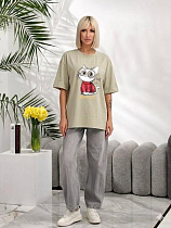 Футболка Lelis 1060-26 olive - делук