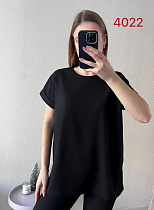 Футболка Fsn 4022 black - делук