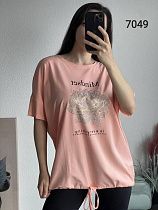 Футболка Fsn 7049 peach - делук