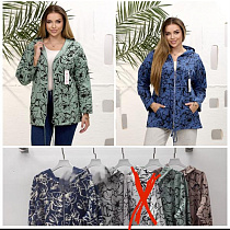 Ветровка Lola 1003 navy-beige - делук