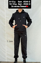 Костюм Спорт Amz 244-2 navy - делук