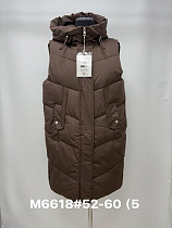Жилетка Jacket M6618 brown - делук